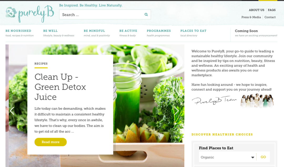 Be all you can be with PurelyB